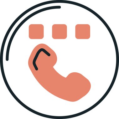 - Telefon. Web simgesi basit tasarım