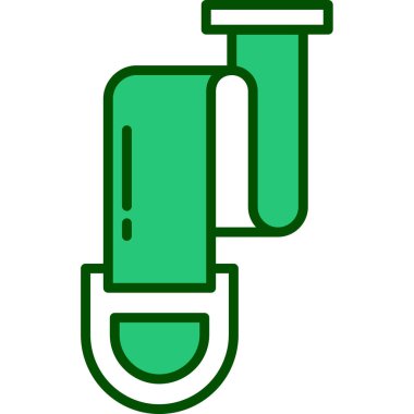 Musluk ikonu. Web için su musluğu vektör simgelerinin özet çizimi