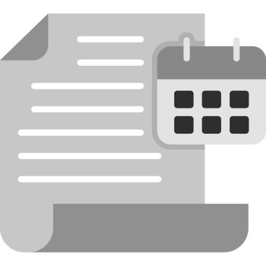 Takvim simgesi vektör illüstrasyonu