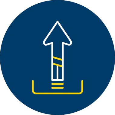 ok simgesi vektör illüstrasyonu