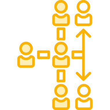 İnsanlar simge kümesinin vektör illüstrasyonu