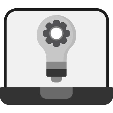 Fikrin vektör simgesi, yaratıcı konsept