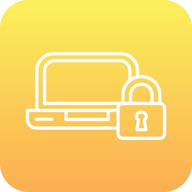Modern b 'nin vektör illüstrasyonu simge kilidinden yoksun