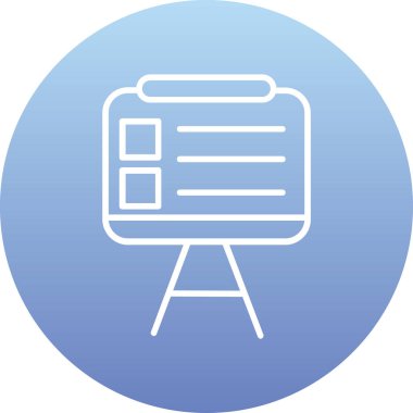 benzersiz belge vektör çizgisi simgesi