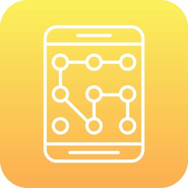 vektör cep telefon simgesi