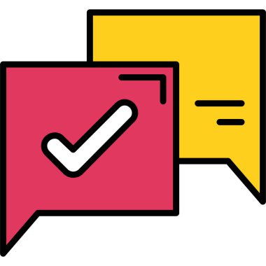 vektör kontrol listesi illüstrasyonu