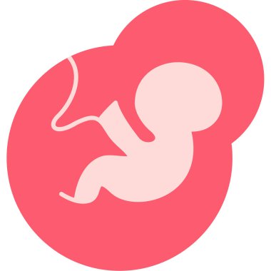 Kırmızı bir bebeğin vektör çizimi