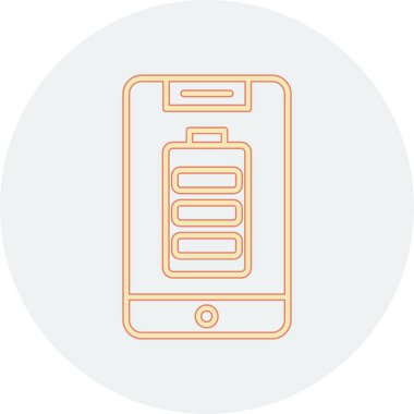 mobile phone. simple vector illustration