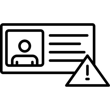 belge simgesi vektör illüstrasyonu