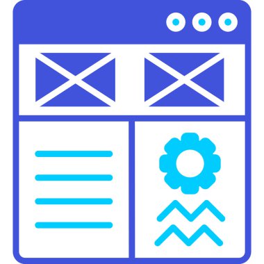 seo modern simgesinin vektör illüstrasyonu