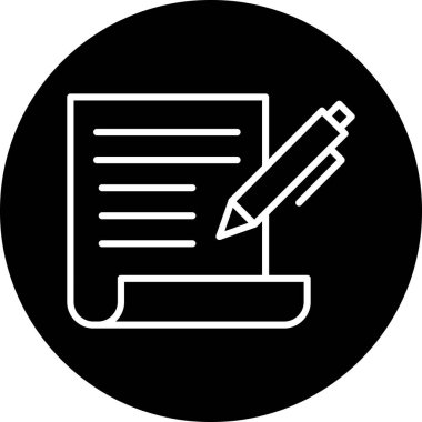 Vektör belgesi Simge illüstrasyonu