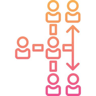 İnsan simgesinin vektör illüstrasyonu