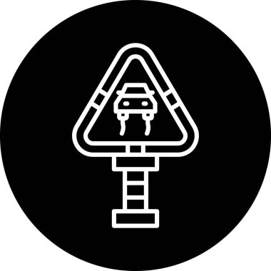 Vektör Araba Işığı simgesi