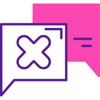 Mesaj var. Web simgesi basit illüstrasyon