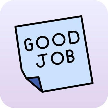 bir kağıt çıkartmasında görev kelimesi