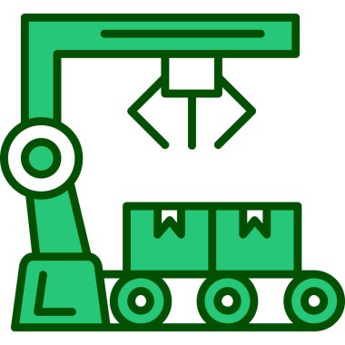 Vinç vinç simgesi ana hat biçiminde