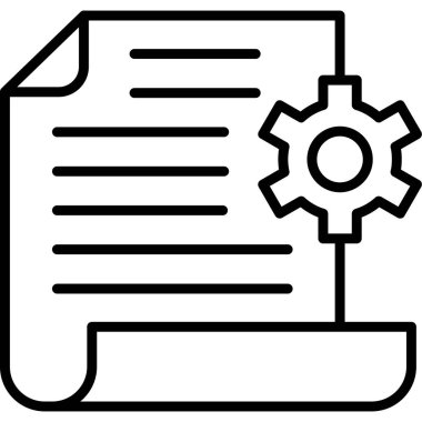 Dosya. Web simgesi basit illüstrasyon