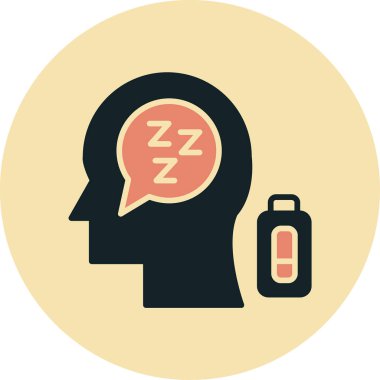 beyin ikonu vektör illüstrasyonu