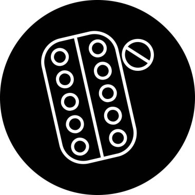 hap ikonu vektör illüstrasyonu