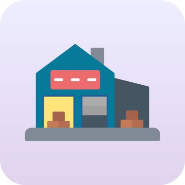 Ev simgesi, vektör illüstrasyonu