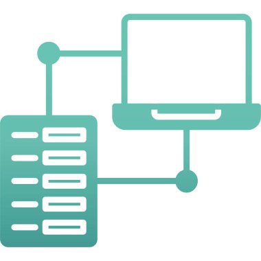 Kolayca düzenleyebilen ya da değiştirebilen ağ sunucu simgesi
