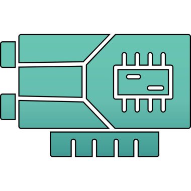 Dolgu simgesi vektör illüstrasyonu