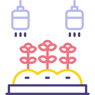 Kek. Web simgesi basit illüstrasyon