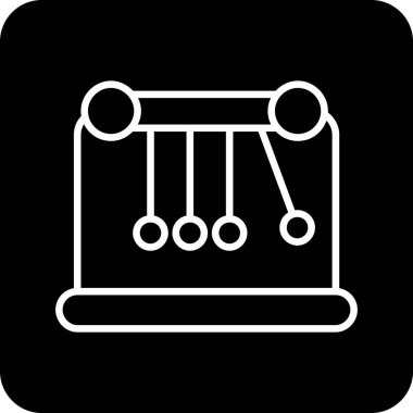 Modern b 'nin vektör illüstrasyonu simge müziğinden yoksun