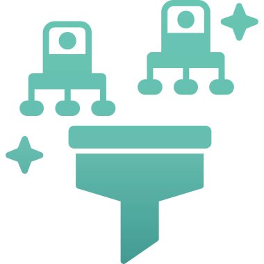 seo modern simgesinin vektör illüstrasyonu