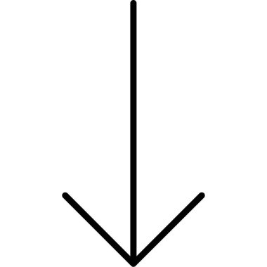 Aşağıya ok simgesi