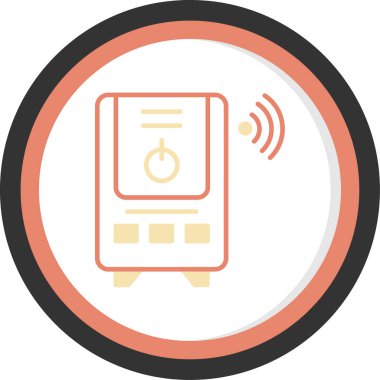 Modern simgenin vektör illüstrasyonu