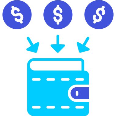 nakit dolar takas simgesi