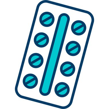 İlaç simgesinin vektör illüstrasyonu