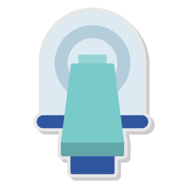 Mavi bir hoparlörün vektör çizimi