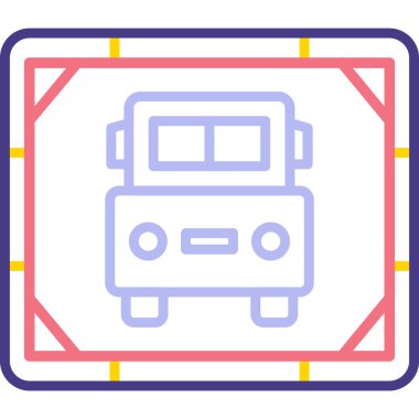 Modern b 'nin vektör illüstrasyonu eksik simgesi