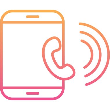 - Telefon. Web simgesi basit tasarım