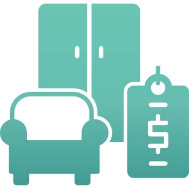 Modern oto tamir simgesinin vektör illüstrasyonu