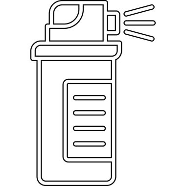 Daha hafif ikon vektörü. beyaz arkaplanda izole edilmiş ana hat vektör simgesi.