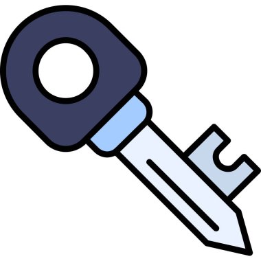 Tornavida. Web simgesi basit illüstrasyon