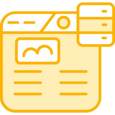 belge simgesi, vektör çizimi