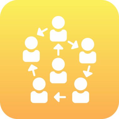 ağ bağlantı simgesi. düz dizayn.