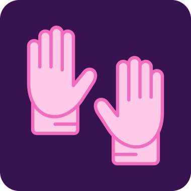 Bir elin vektör illüstrasyonu