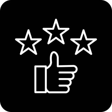 derecelendirme vektörü düz simgesi