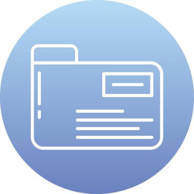 Dosya. Web simgesi basit illüstrasyon