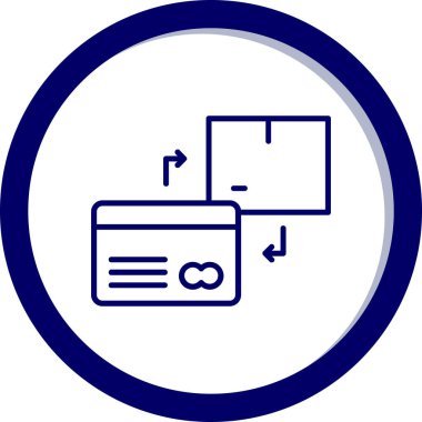 Modern simgenin vektör illüstrasyonu