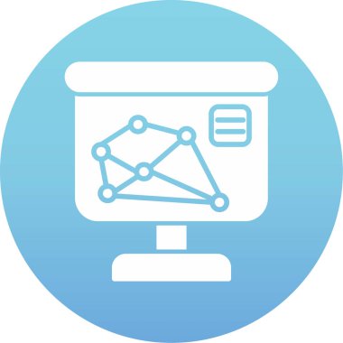 izleyici ikon vektör illüstrasyonu