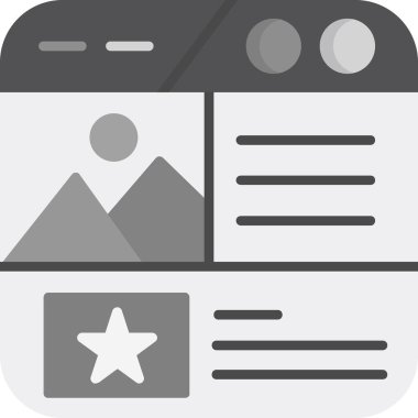 harita simgesi vektör illüstrasyonu