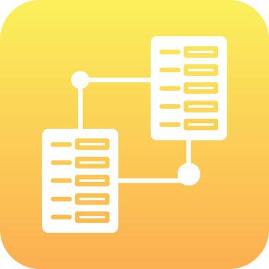 Kişisel ve ticari kullanım için sunucu vektör simgesi simgesi vektör çizimi..