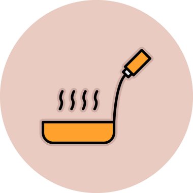 Tek bir simgenin vektör illüstrasyonu