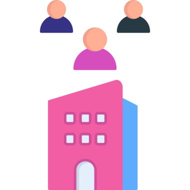 vektör düz renk simgesi oluşturma